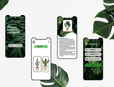 Guide plant app ui