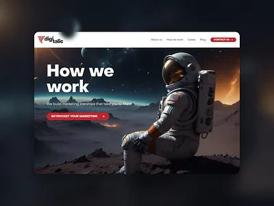 Services Pages - Digitalic Marketing Agency ai ai image branding cosmos design modern planets services space ui web design