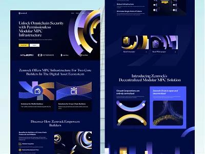 Zenrock Website branding clean crypto design framer graphic design home homepage landing page logo modern product design site ui ux web design web3 website website design