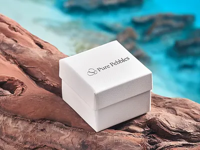 Pure Pebbles after effects animation adobe illustrator after effects animation bracelet branding design designer graphic design jewelry logo logotype necklace ring