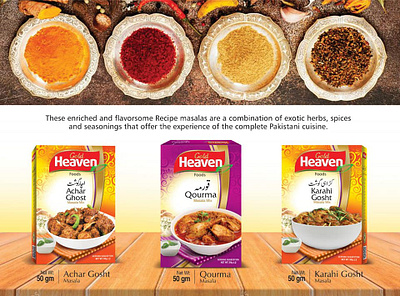 Masala Box Packaging Designs 2d box design box packaging food food packaging graphic design packaging print print product print ready