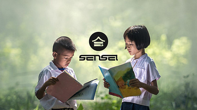 Sensei Logo Concept book branding design education graphic design logo