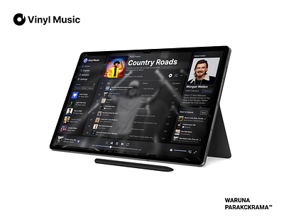 Vinyl Music | Audio Streaming Service | Interface Design country digital design interface music product design spotify ui ux