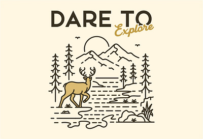 Dare to Explore adventure animal antler apparel camping deer hiking motivation mountain national park nature outdoors quotes river travel trip wanderlust wild wildlife wyoming
