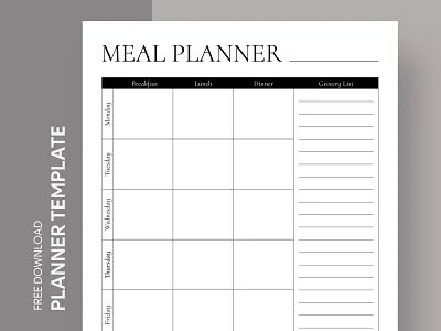 Meal Planner docs free google docs templates free template free template google docs google google docs google docs planner template meal meal planner template planner planner design planner template template week week planner weekly weekly planner