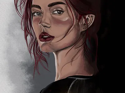 Illustrator portrait design illustration ilustracion portrait procreate