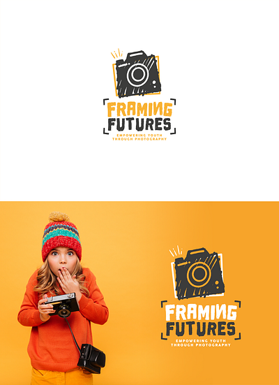 FRAMING FUTURES 3d animation branding fun graphic design logo logo design