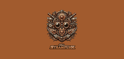 Steampunk-Just-For-Fun-01-1600 app branding design graphic design illustration logo logos typography ui vector