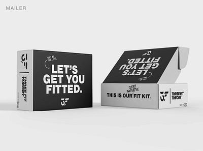 3 Fit Theory black branding design identity logo minimal packaging ui vector web design