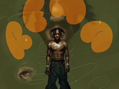 Rema Album cover art design drawing graphic design illustration