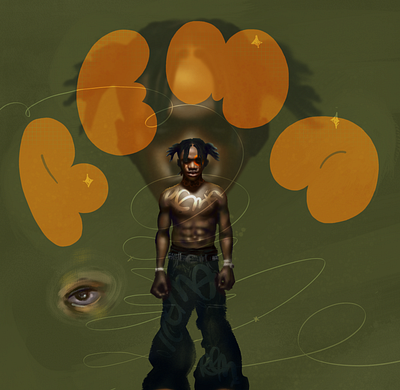 Rema Album cover art design drawing graphic design illustration