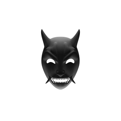 masks blender3d cool graphic design hanya japanese mask tengu
