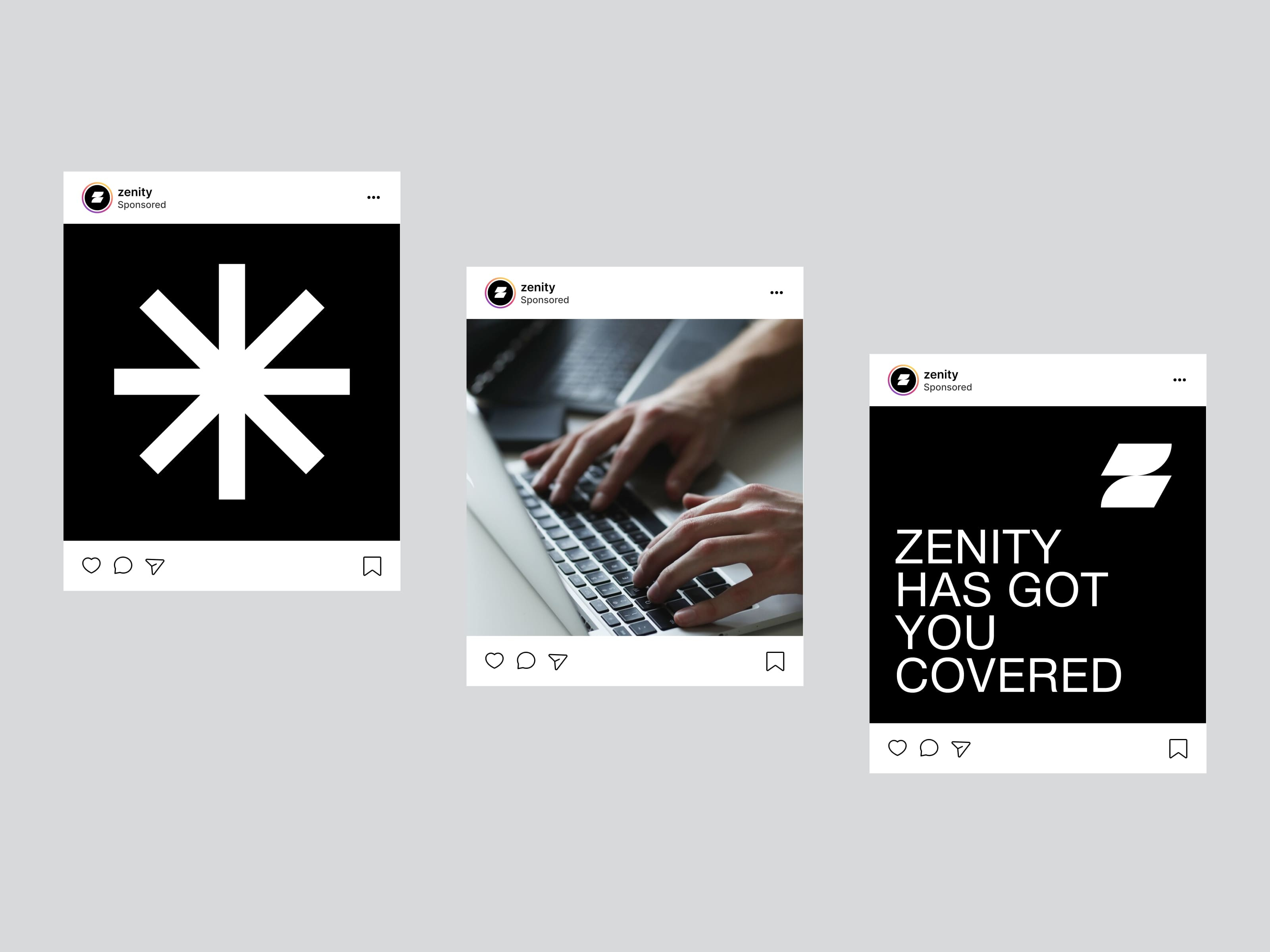 Example of Zenity Website/Mobile App/Branding