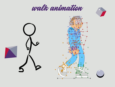 Saad Character Walk Cycle 🚶‍♂️🎨 2d character aniamtion 2d character animation character animation graphic design illustration motion graphics vector walk animation
