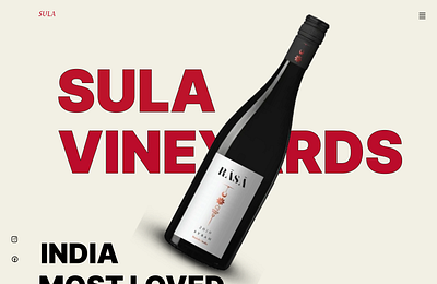 sula vineyards landing page in figma