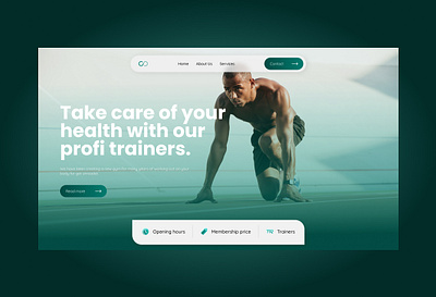 Infinity - gym branding logo ui web