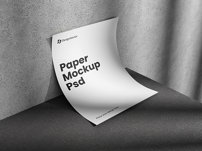Letterhead Mockup against Textured flyer graphic design letterhead mockup paper mockup poster