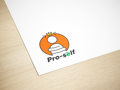 self-improving complex "PRO-SELF" branding graphic design logo