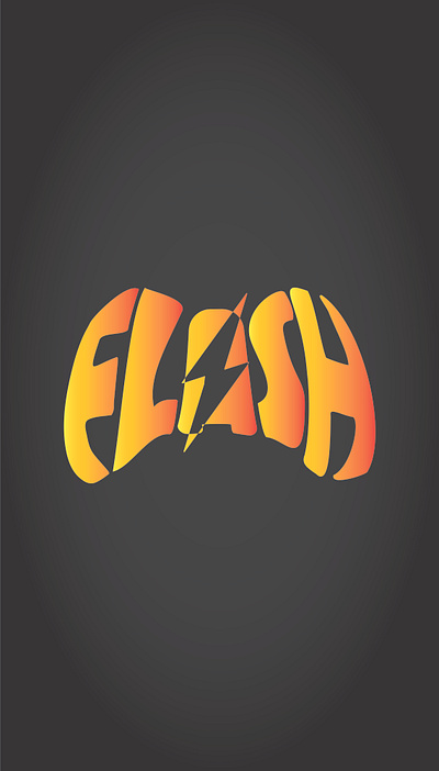 "FLASH" game net graphic design logo