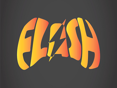 "FLASH" game net graphic design logo