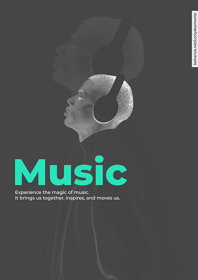 MUSIC graphic design social media design