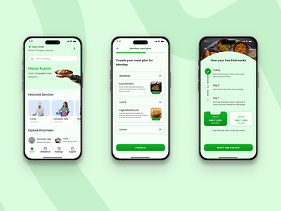 Delicious Food Recipe App Design 🥗 branding cooking design figma mobile app recipe ui uiux design us ux ux design