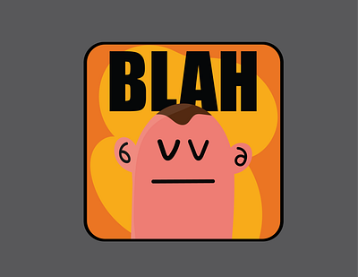 BLAH design graphic design illustration logo vector