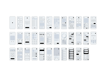 Wireframe branding ui