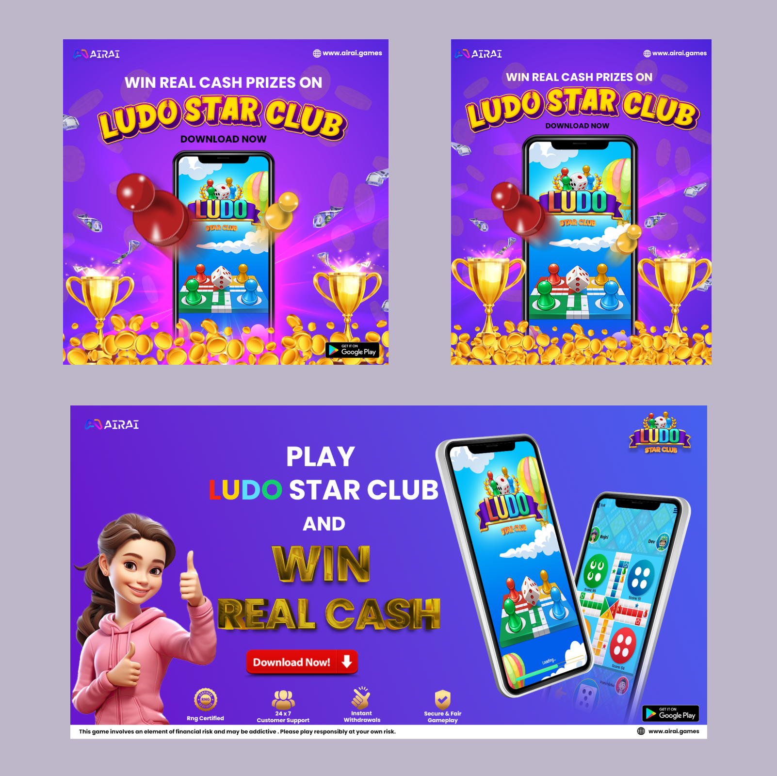Ludo | Social Media Ads ads art banner design designing graphic design graphics illustration ludo ludo ads banner ludo feature graphic ludo game ludo game ui designing modern poster posts social social media social media ads social media posts