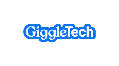 GiggleTech Logo Design branding graphic design illustration logo logo design modern tech logo wordmark