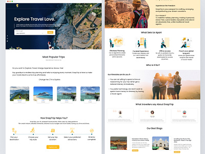 AI-powered Travel Website ai branding design figma free illustration logo mockup travel ui ux design webapp