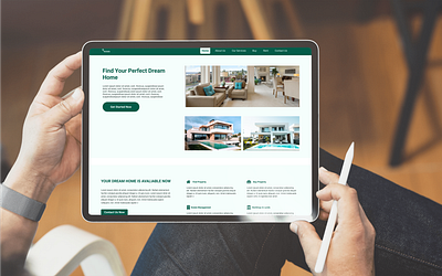 Real Estate Website dailyui design designer dribbble figma freelance graphic design landing page landingpage product design real estate ui uidesign uiux user interface ux web web design website website design