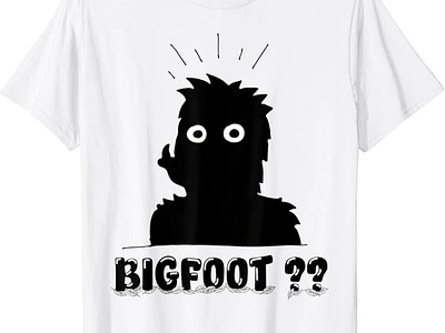 Bigfoot?? Funny Sasquatch Monster Cute Shirt Cryptid Legend Myth bigfoot cartoon creature cryptid cryptozoology cute cuteness design forest funny illustration legend legendary minimal myth mythical sasquatch