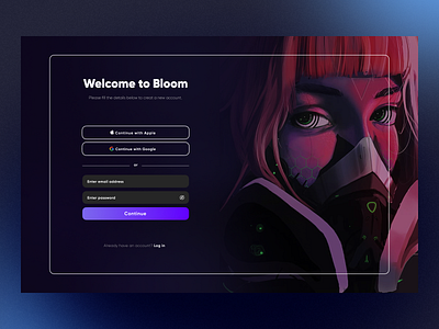 ✦Sign In Page ✦ graphic design ui