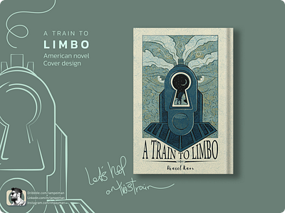 A Train to Limbo Book Cover Design a train to limbo book cover design cover design graphic design طراحی جلد طراحی جلد کتاب طراحی گرافیک