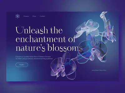 Ai flower design concept ai branding colour concept design designconcept figma flower graphic design logo purple ui ux web webdesign