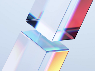 Minimalistic animation 3d abstract animation background blender blocks branding design endless geometric glass iridescent loop minimal minimalistic reflection refraction render shape simple