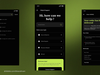 Help & Support animation app branding design faq help minimal product design support ui ux