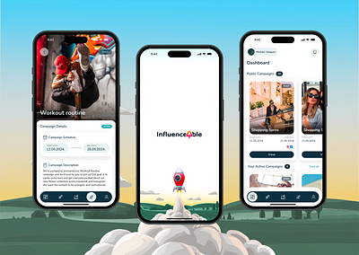 Influenceable mobile app app design influencers mobile app rocket