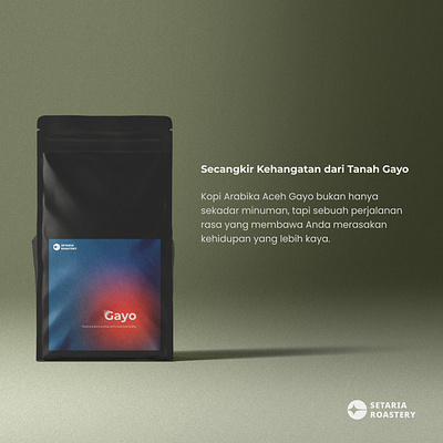 Gayo Arabica Coffee Packaging Mockup arabica branding coffee concept design gayo logo mockup