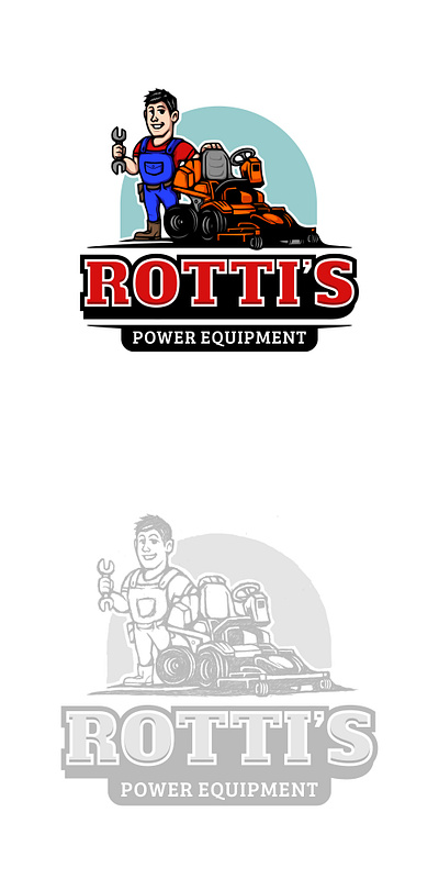 Design Project - Rotti's power equipment animation branding business cartoon design graphic design illustration isolated logo motion graphics ui vector white