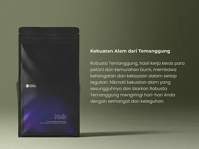 Packaging Mockup of Temanggung Robusta Coffee branding coffee design logo mockup packaging robust