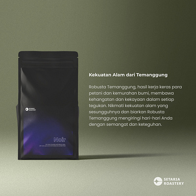 Packaging Mockup of Temanggung Robusta Coffee branding coffee design logo mockup packaging robust