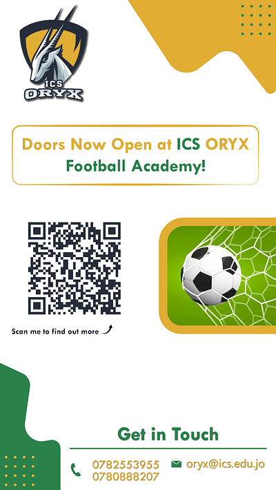 SMM and opt For ICS _ORYX Academy! animation branding graphic design logo motion graphics