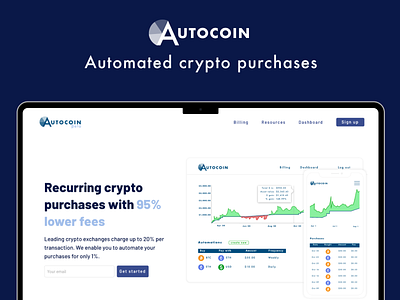 Autocoin branding graphic design logo ui