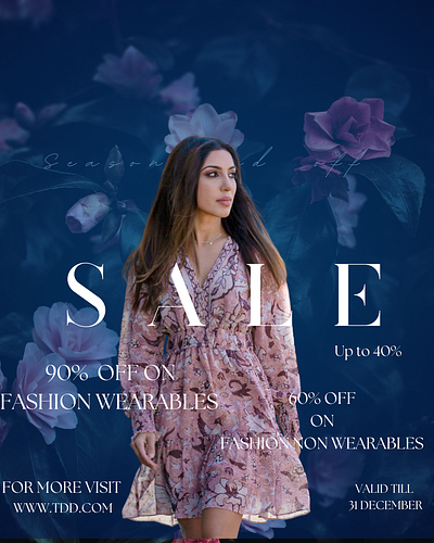 Fashion Sale Ad Design canva graphic design marketing mockup