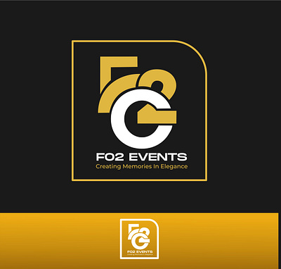 FO2 EVENTS LOGO branding graphic design logo