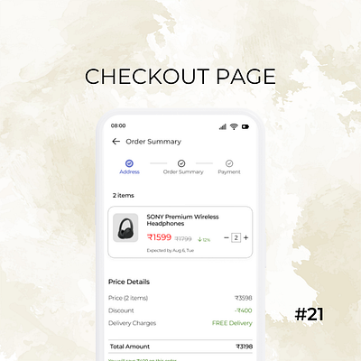 Daily UI Day-21/100: Checkout Page dailyui day 21 design designchallenge designing ui uiuxdesign ux