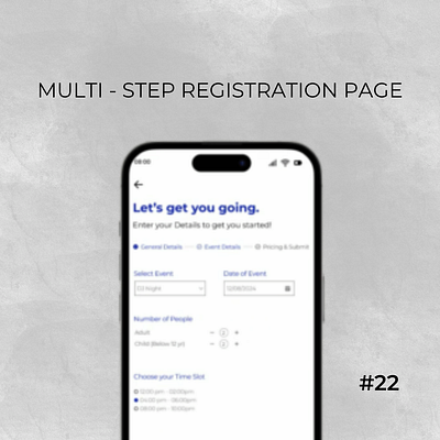 Daily UI Day-22/100: Multi-Step Registration Form dailyui day 22 design designchallenge designing ui uiuxdesign ux visual design