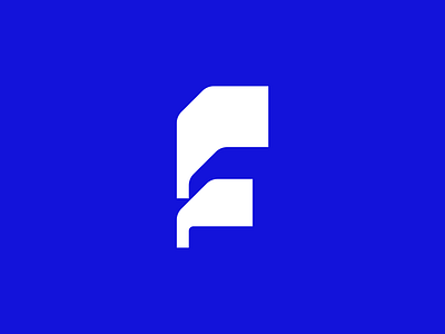 F lettermark b2b brand branding data design elegant f graphic design illustration letter lettermark logo logo design logo designer logodesign logodesigner logotype modern saas web3